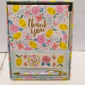 New Thank You Cards, Pen,and Stickers